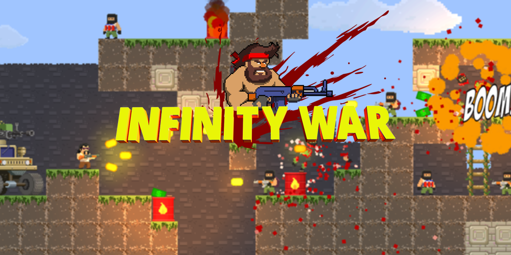Infinity War pixel art platformer