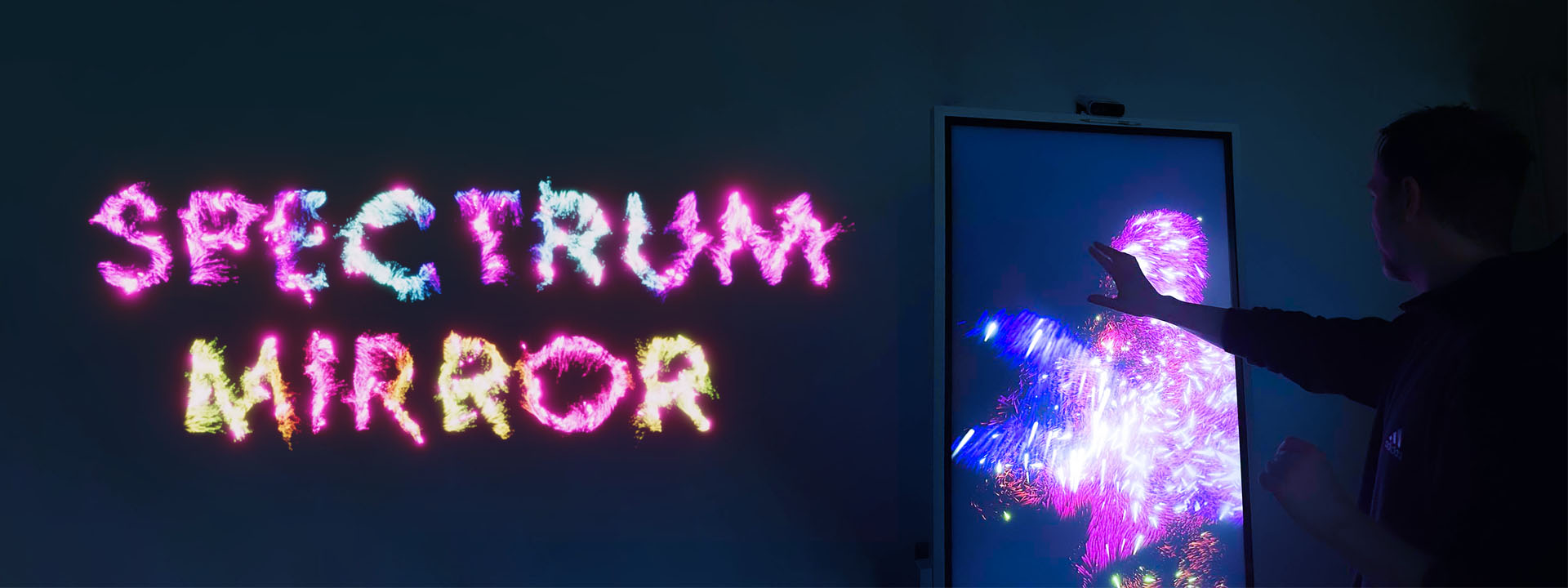 Spectrum Mirror interactive digital art